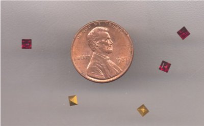 100 VINTAGE GLASS SIAM RUBY 3MM SQUARE GEM JEWELS C5056 100 VINTAGE GLASS SIAM RUBY 3MM SQUARE GEM JEWELS C5056