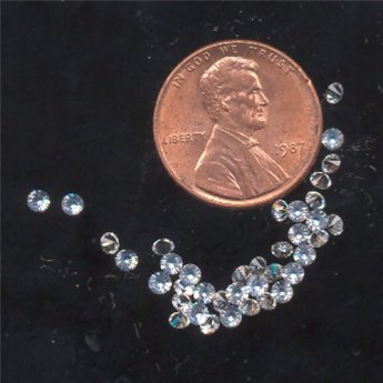 100 VINTAGE AUSTRIAN #1012 CRYSTAL 2MM RHINESTONES 100 VINTAGE AUSTRIAN #1012 CRYSTAL 2MM RHINESTONES