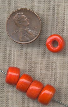 50 VINTAGE GLASS 10x6mm. HYACINTH TIRE BEADS 50 VINTAGE GLASS 10x6mm. HYACINTH TIRE BEADS